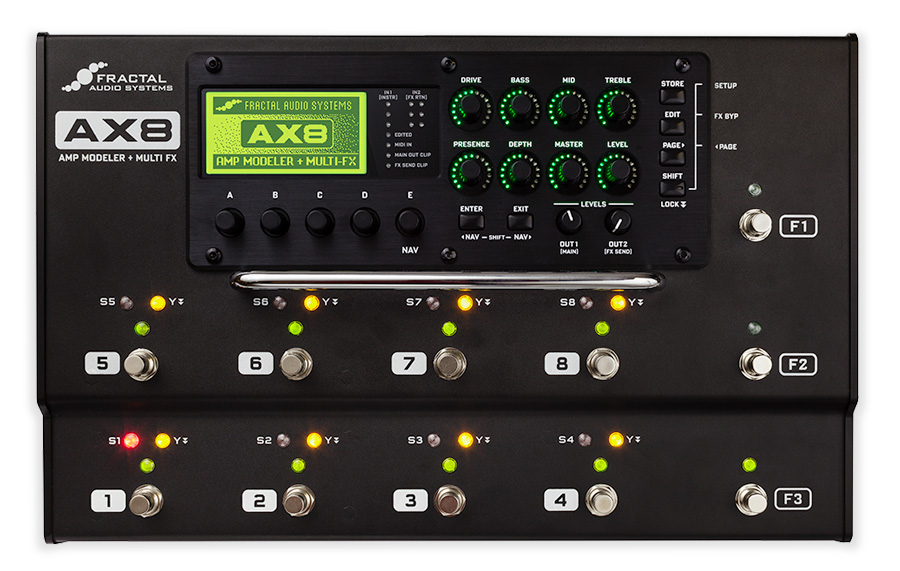 AX8 Amp Modeler + Multi-Effects Pedalboard
