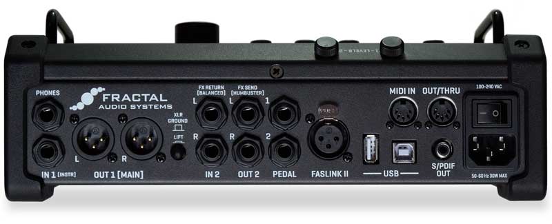 Fractal Audio FM3 - Amp Modeler - FX Processor - Rear Panel
