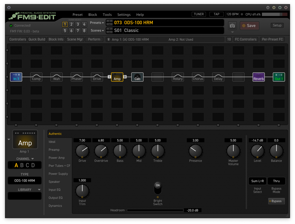 FM9Edit Fractal Audio Systems