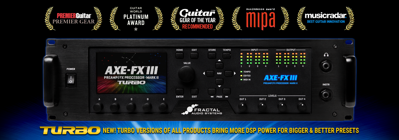 Fractal Audio Systems – Axe-Fx III – FM9 – FM3 – Amp Modeler