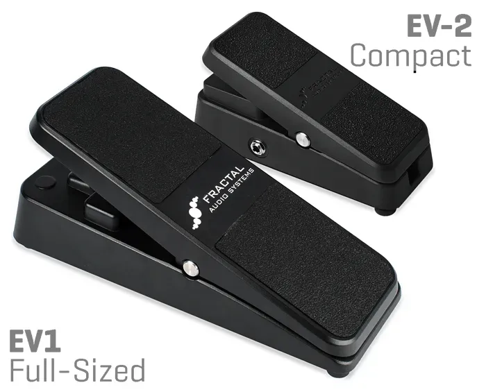 EV-1 Full Sized Linear Expression Volume Pedal + EV-2 Compact Size Linear Expression Volume Pedal