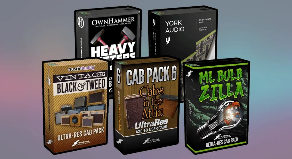 IR Cab Packs from Fractal Audio and 3rd Party Providers