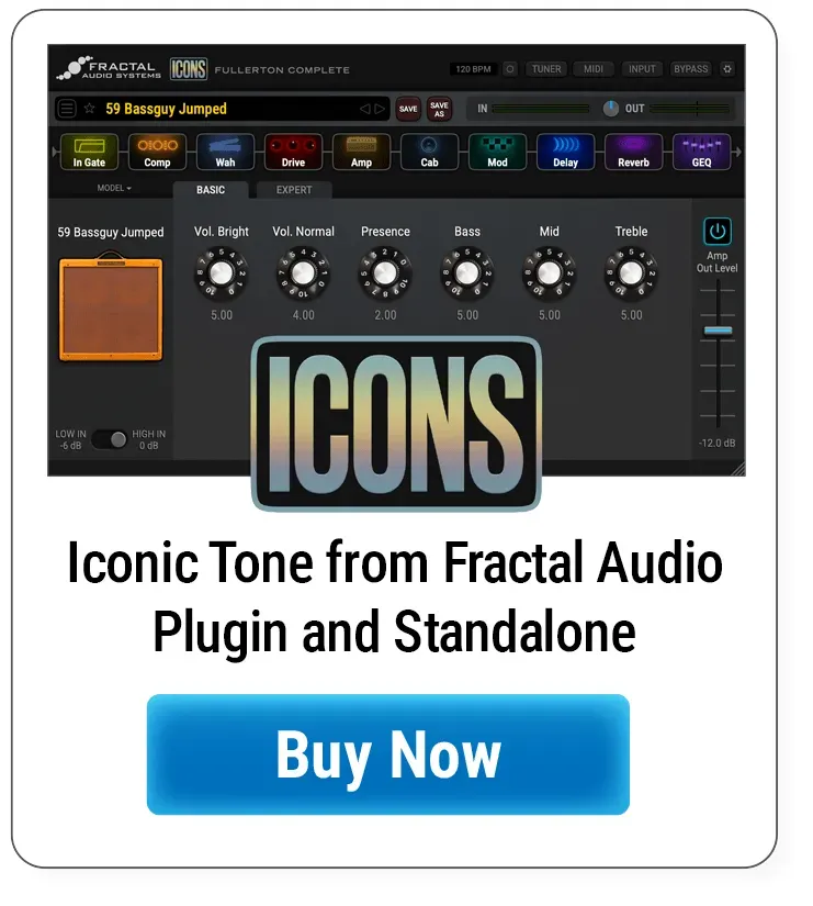 ICONS - Iconic Tone from Fractal Audio - Plugin and Standalone - Buy Now